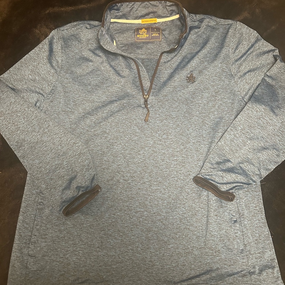 Brooks Brothers Rugby Blue Pullover